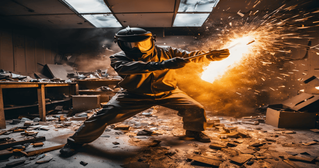Best Rage Rooms in Dallas for Stress Relief and Fun 9 hitting with baseball