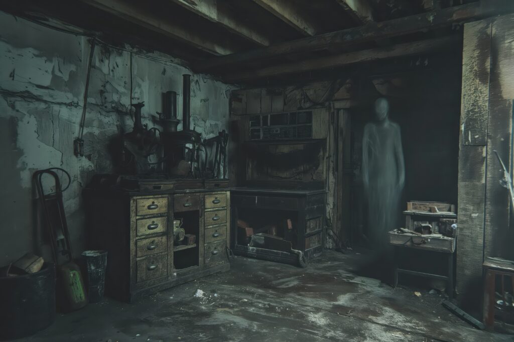 What are Rage Rooms? Stress-Relief Trend 1 a ghost in a room